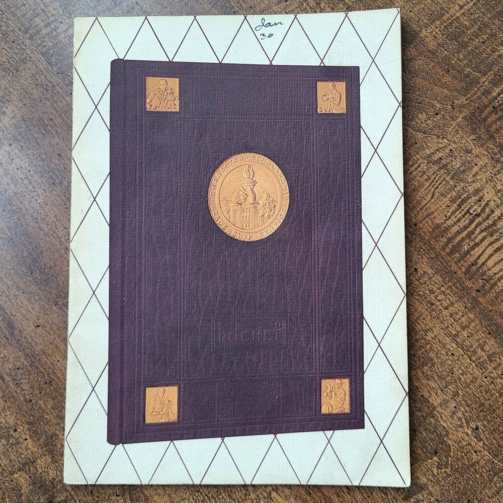 The Rochet 1929-1930 Rochester High School Minnesota Journalism Issue Vintage